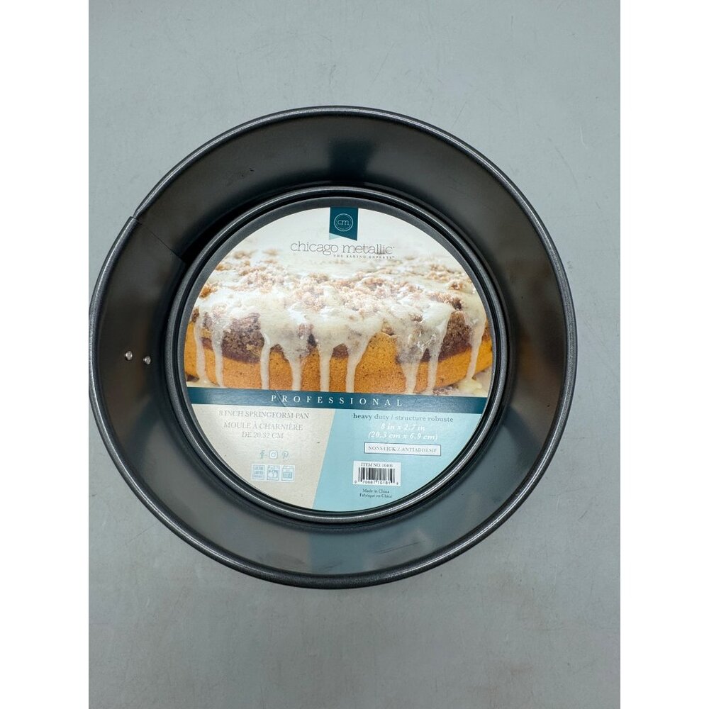 Chicago Metallic Professional Non-Stick Springform Pan 8" Heavy Duty springform